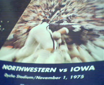 Northwestern vs Iowa Offical Game Program!