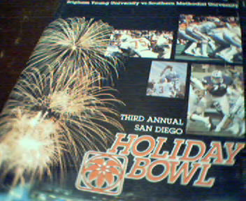 Holiday Bowl SMU vs Brigham Young 12/19/80