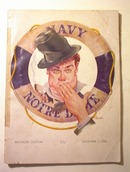 Navy vs Notre Dame,11/2/1946 Program