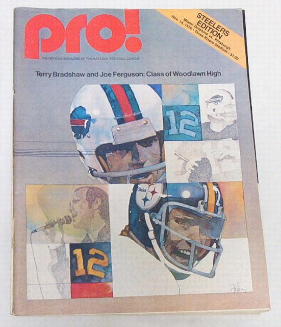 Pro! NFL Football Steelers/Dolphins 11/14/76