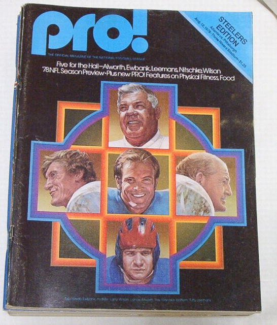 Pro! NFL Football Steelers vs.Atlanta 8/12/78