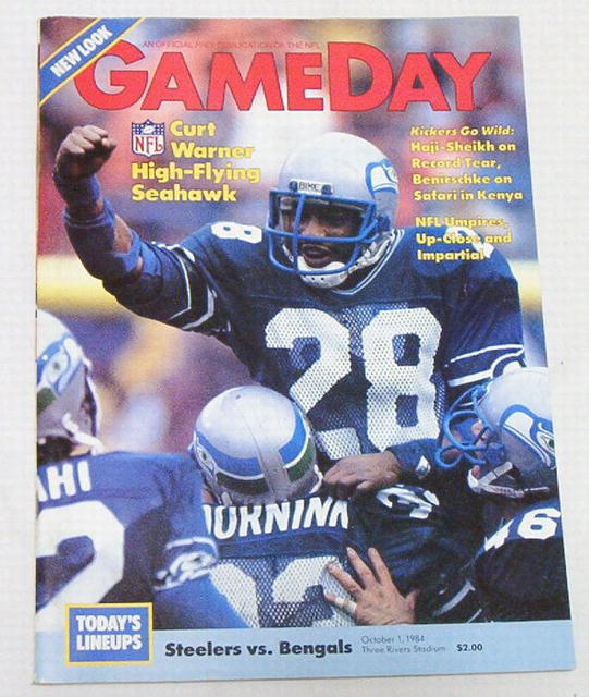 Gameday Pro! Steelers/Cincinn.Bengals 10/1/84
