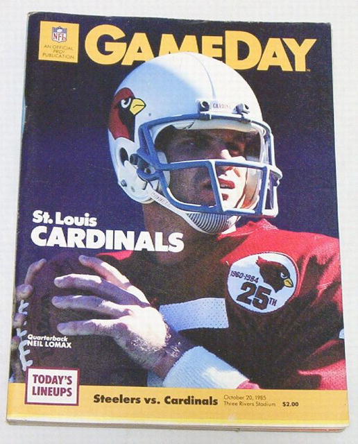 Gameday Pro! Steelers vs. Cardinals 10/20/85