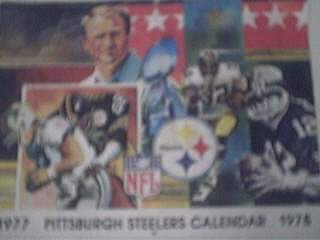 1977-1978 Pittsburgh Steelers Calendar