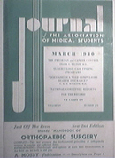 Journal Of The Association Of Medical Students 3/1940