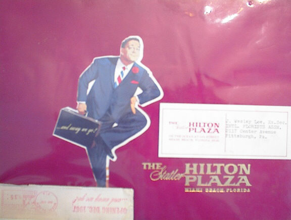 1967 VELVET BROCHURE STATLER HILTON PLAZA