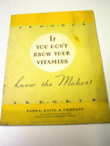 If you don't Know your Vitamins,1939