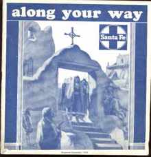 Santa Fe RR Along Your Way travel guide 1943