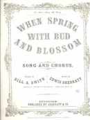 When Spring with Bud & Blossom 1865 Pgh