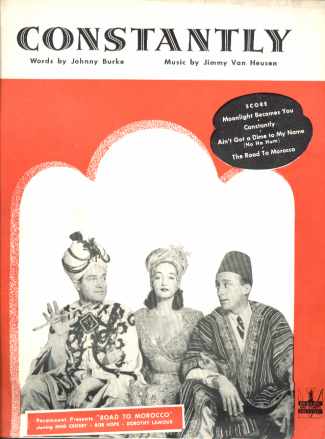 Bob Hope Dorothy Lamour Road to Morocco