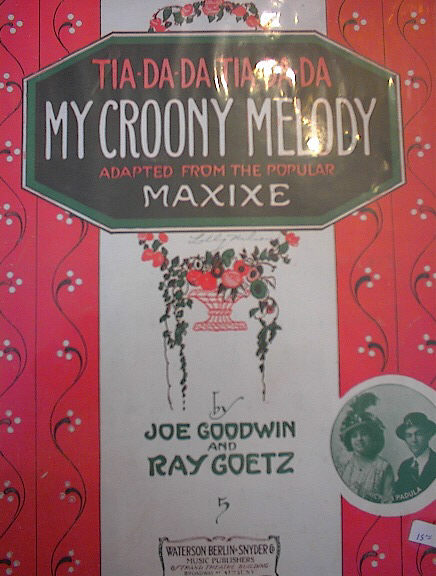 TIA-DA-DA TIA-DA-DA MY CROONY MELODY