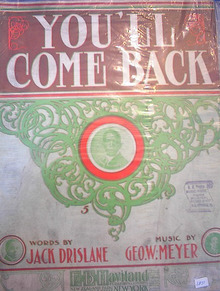 YOU'LL COME BACK BY JACK DRISLANE