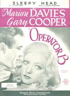 Gary Cooper Operator 13-Sleepy Head 1934