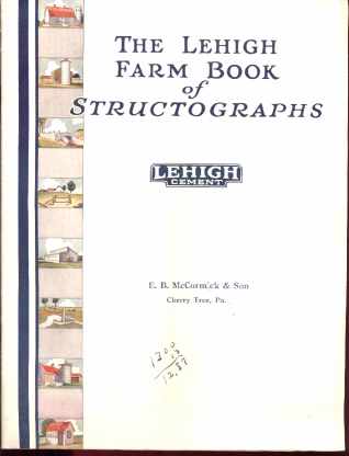 The Lehigh Farm Book of Structographs 1928