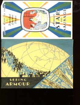 Armour Star Meats booklets 1930s great ads