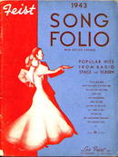 Feist 1943 Song Folio Radio Stage Movie Hits
