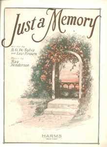 Just a Memory B G de Sylva & Lew Brown 1927