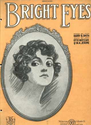 M K Jerome's Bright Eyes 1920 Beautiful Cover