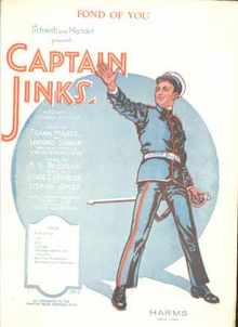 Found of You from musical Captain Jinks 1925