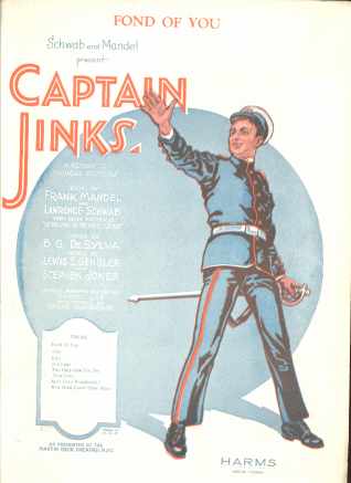 Found of You from musical Captain Jinks 1925