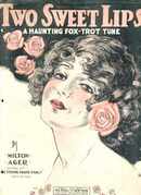 1920 Two Sweet Lips fox trot Beautiful Cover!