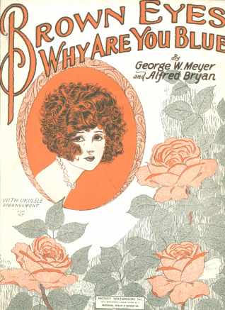 Brown Eyes Why are You Blue 1925 Barbelle Art