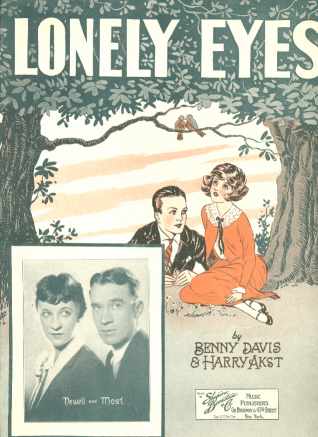 Lonely Eyes 1926 Newell & Most photo & art