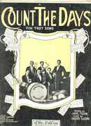 Count the Days Fox Trot 1922 Band Photo Cover