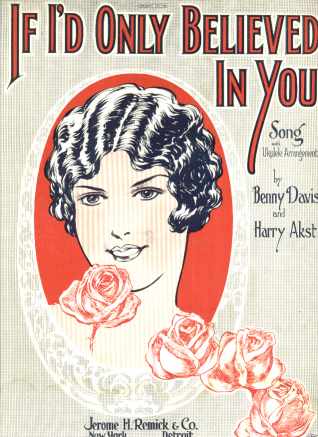If I'd Only Believed In You 1926 Starmer art