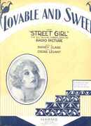 Lovable & Sweet from Street Girl 1929 Levant