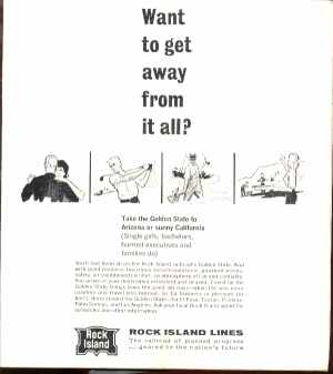 Rock Island Rockets Fall-Winter 1964-65 VG
