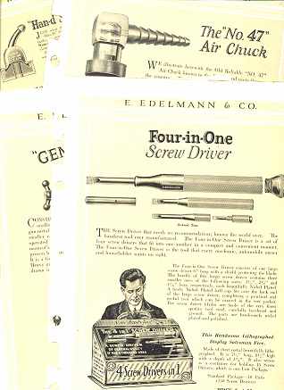 Great Mechanics Tools Catalog 44pp 1924-25