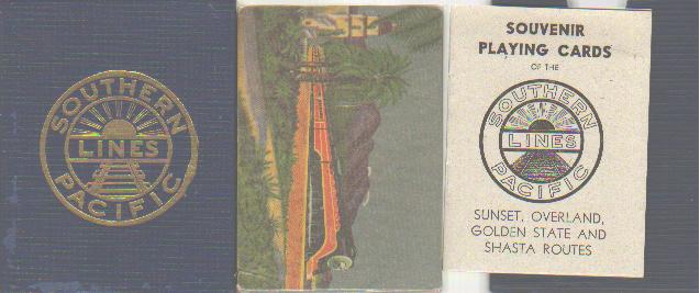 S.P. RR Sealed 1943 Beautiful Playing Cards