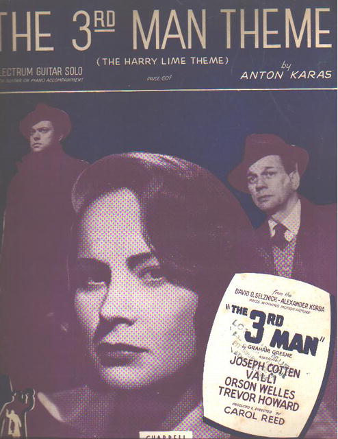 The 3rd Man Theme blue cover Orson Wells