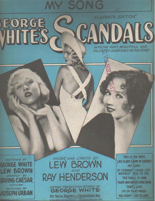 George Whites Scandals 1931 My Song