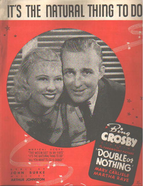 Bing Crosby 1937 from movie Double or Nothing