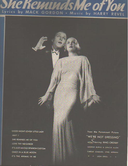 Bing Crosby Carole Lombard '34 She Reminds Me