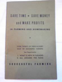 SAVE TIME-SAVE MONEY IN SUCCESSFUL FARMING
