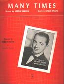 Many Times 1953 Percy Faith cover photo