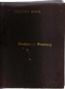 Wash. Seminary Ice Skating scrap book 1916-17
