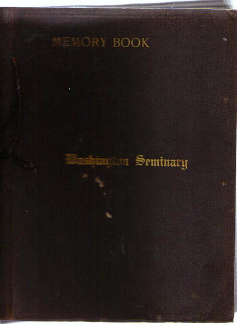 Wash. Seminary Ice Skating scrap book 1916-17