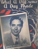 What A Diff'rence A Day Made Fox Trot 1934