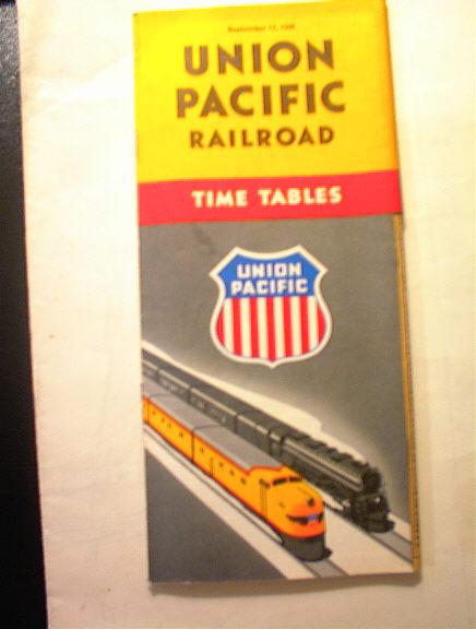 SEPTEMBER 12,1948 UNION PACIFIC RAILROAD