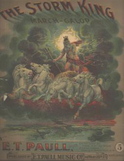 The Storm King 1902 Fabulous Cover art