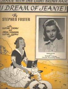 S Foster I Dream of Jeanie 1939 DALE EVANS