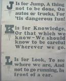 1928 Streetcar Safety Slogan Signs J K & L