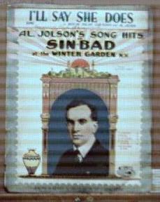 Al Jolson Sinbad I'll Say She Does 1918