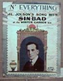 Al Jolson Sinbad 1918 N' Everything, Remick