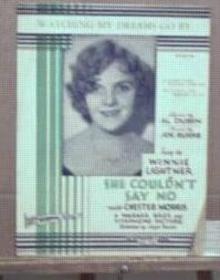 She Couldn't Say No 1929 Winnie Lightner