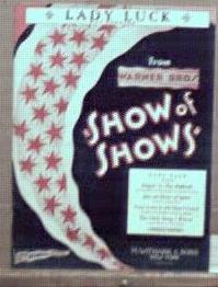 Show of Shows 1929 Lady Luck by Ray Perkins